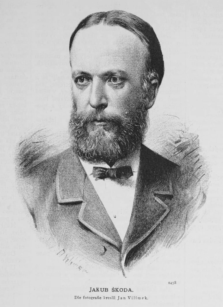 Portrait of Jakub Škoda (1835–1885) – memorial page