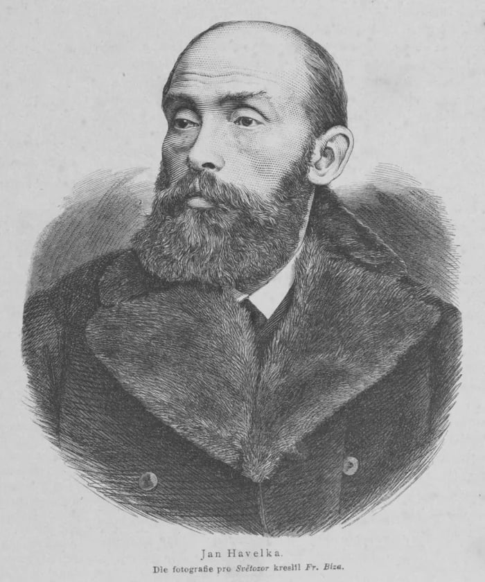 Porträt von Jan Havelka (1839–1886) – Gedenkseite