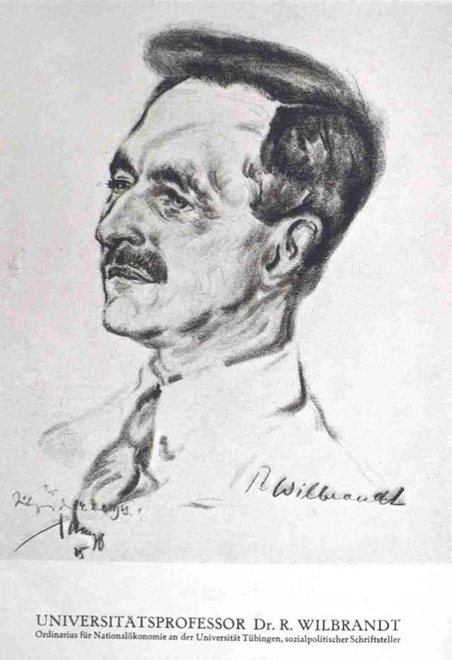 Porträt von Robert Wilbrandt (1875–1954) – Gedenkseite