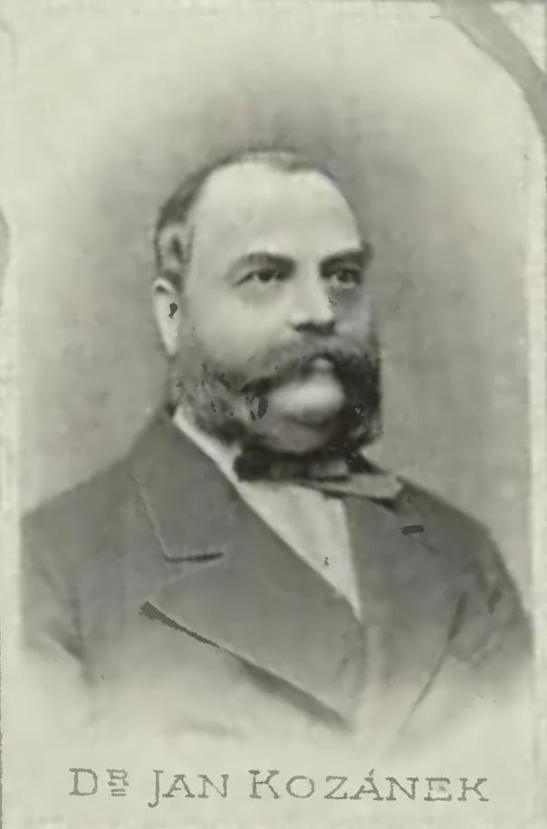 Portrait of Jan Kozánek (1819–1890) – memorial page