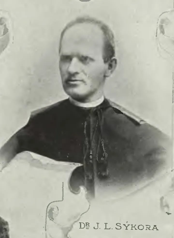 Portrait of Jan Ladislav Sýkora (1852–1928) – memorial page