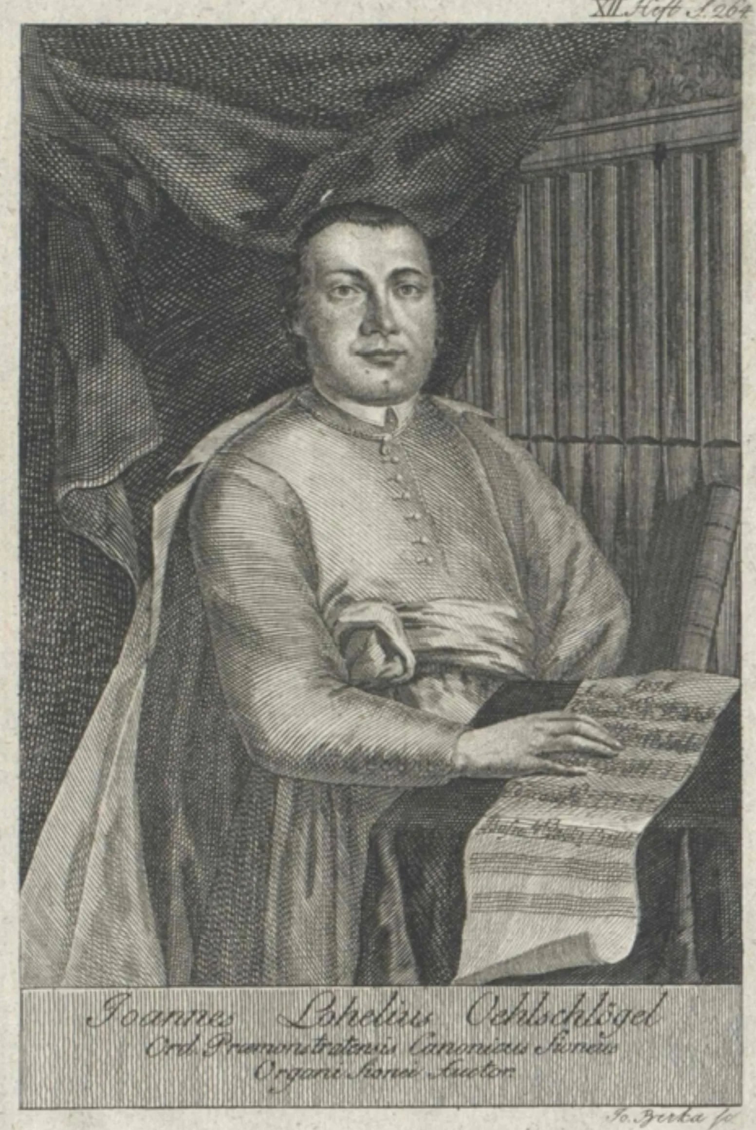 Porträt von Joannes Lohelius Oehlschlägel (1724–1788) – Gedenkseite