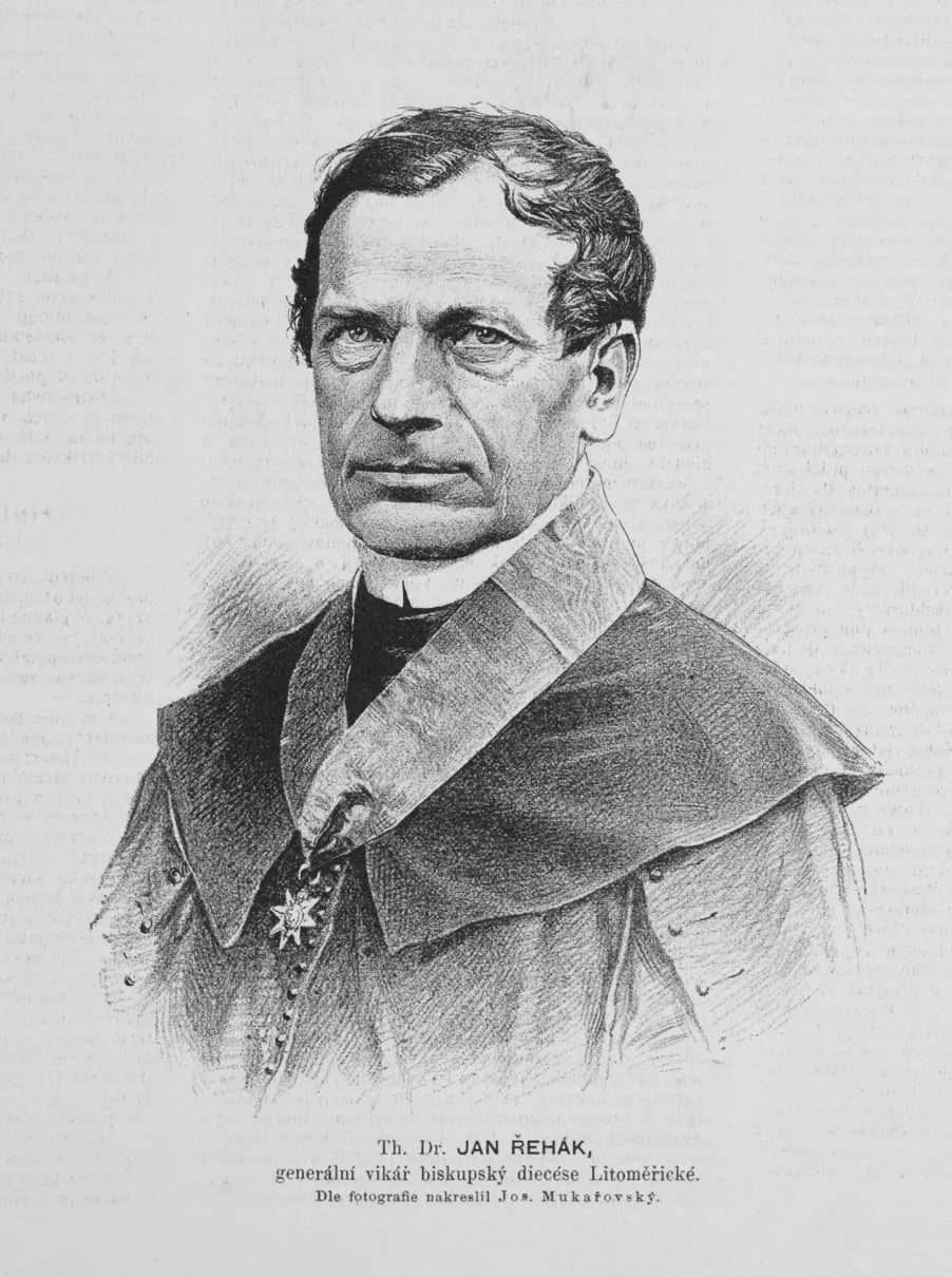 Portrait of Jan Nepomuk Řehák (1811–1901) – memorial page