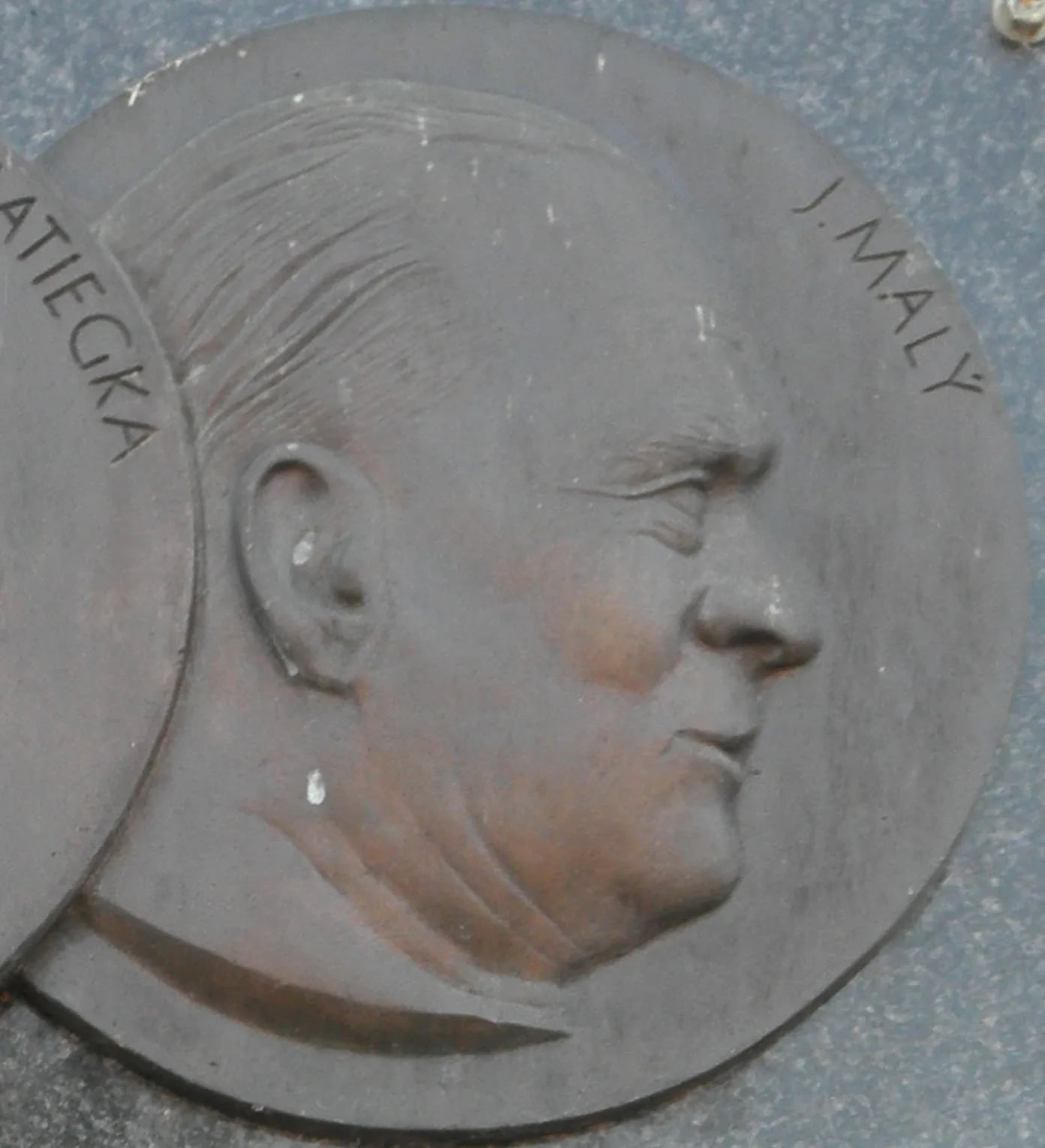 Porträt von Jiří Malý (1899–1950) – Gedenkseite
