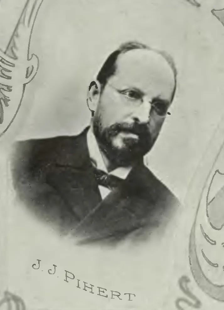 Portrait of Josef J. Pihert (1845–1911) – memorial page