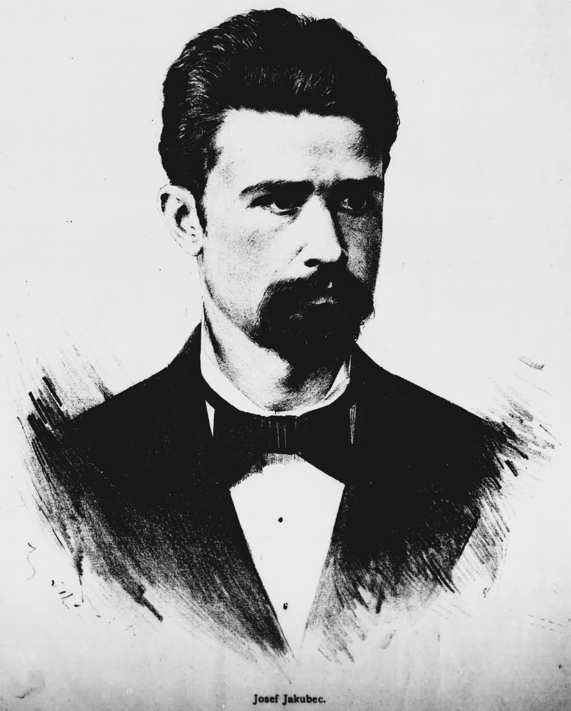 Portrait of Josef Jakubec (1858–1889) – memorial page