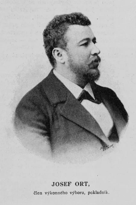 Porträt von Josef Ort (1856–1902) – Gedenkseite