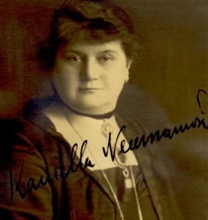Porträt von Kamilla Neumannová (1874–1956) – Gedenkseite