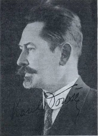 Porträt von Karel Douša (1876–1944) – Gedenkseite