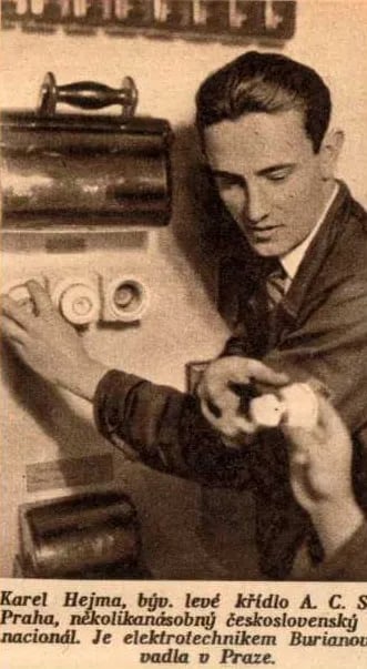 Portrait of Karel Hejma (1905–1980) – memorial page
