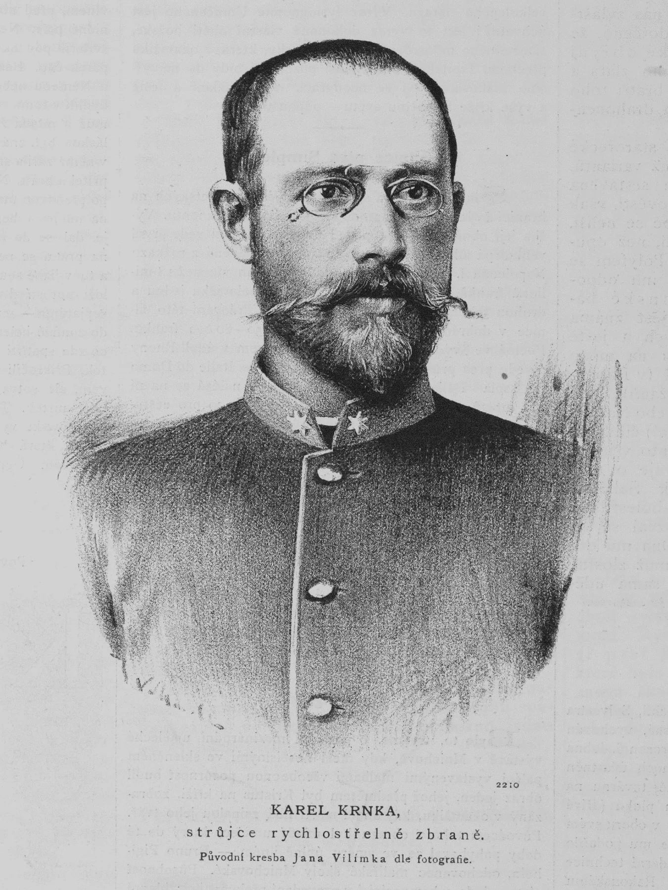 Portrait of Karel Krnka (1858–1926) – memorial page