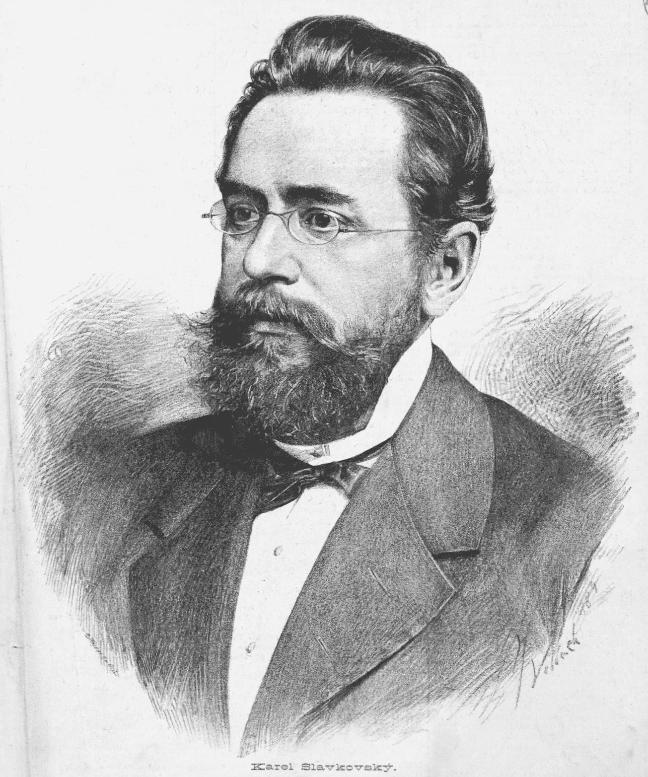 Porträt von Karel Slavkovský (1846–1919) – Gedenkseite