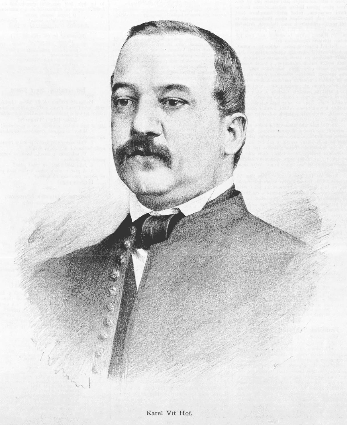 Portrait of Karel Vít Hof (1826–1887) – memorial page