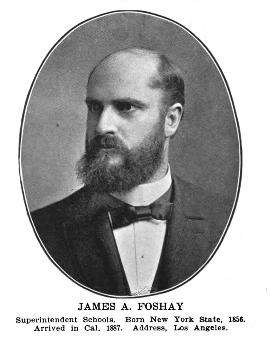 Portrait of James A. Foshay (1856–1914) – memorial page