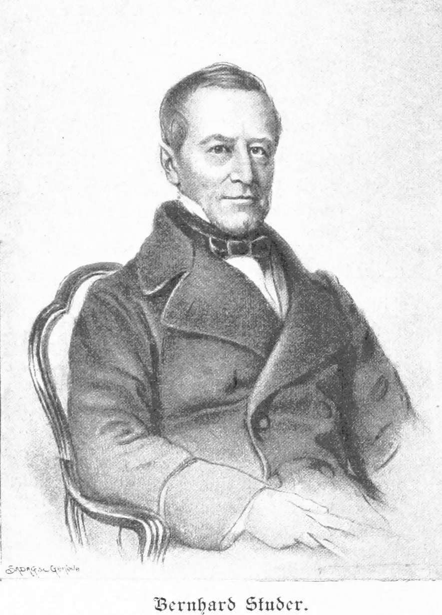 Porträt von Bernhard Studer (1794–1887) – Gedenkseite