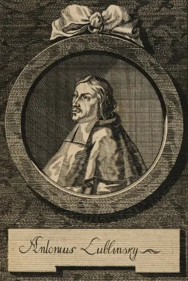 Porträt von Martin Antonín Lublinský (1636–1690) – Gedenkseite