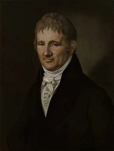 Porträt von Matyas Kalina von Jaethenstein (1772–1848) – Gedenkseite