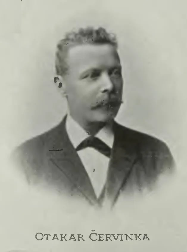 Porträt von Otakar Červinka (1846–1915) – Gedenkseite