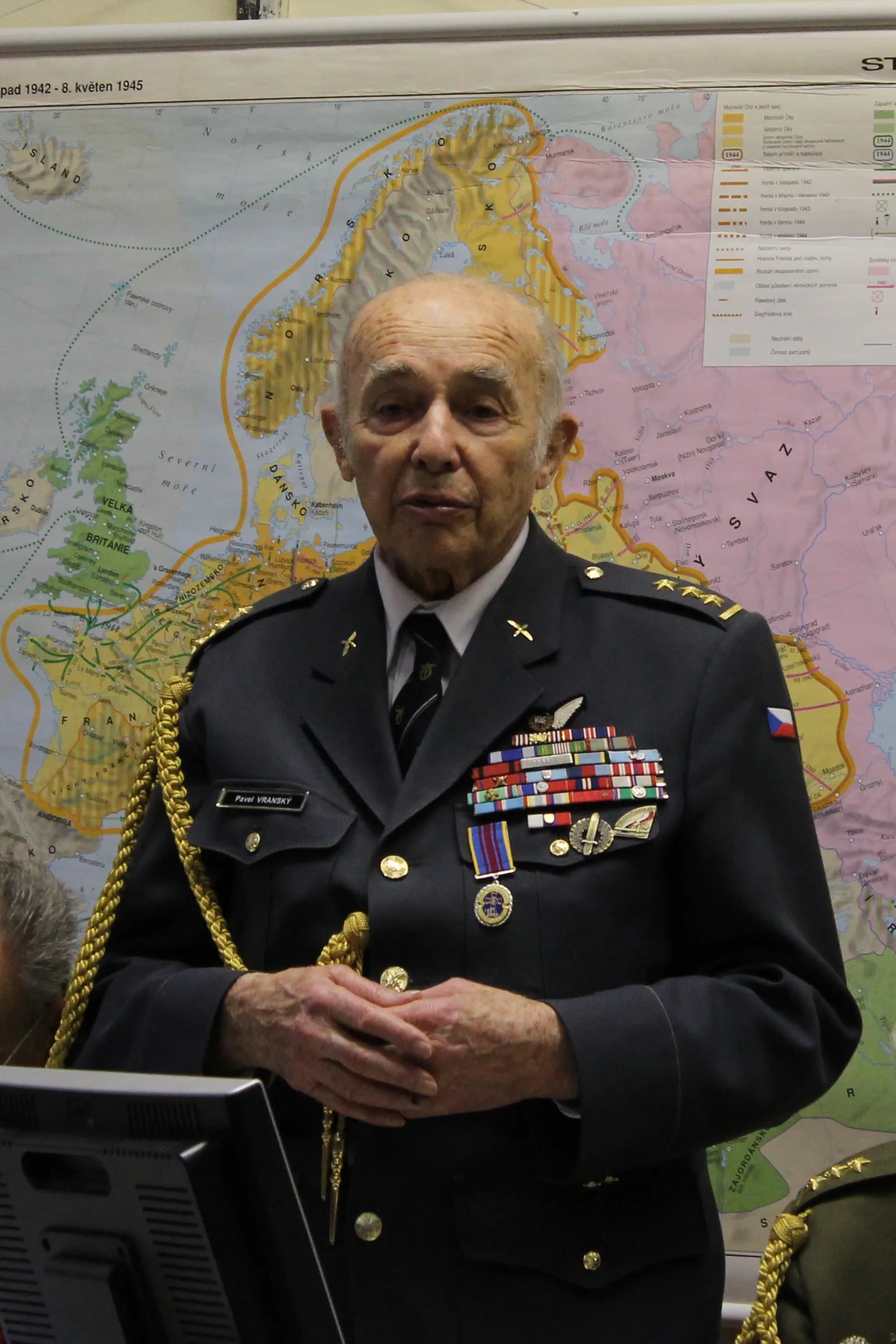 Porträt von Pavel Vranský (1921–2018) – Gedenkseite
