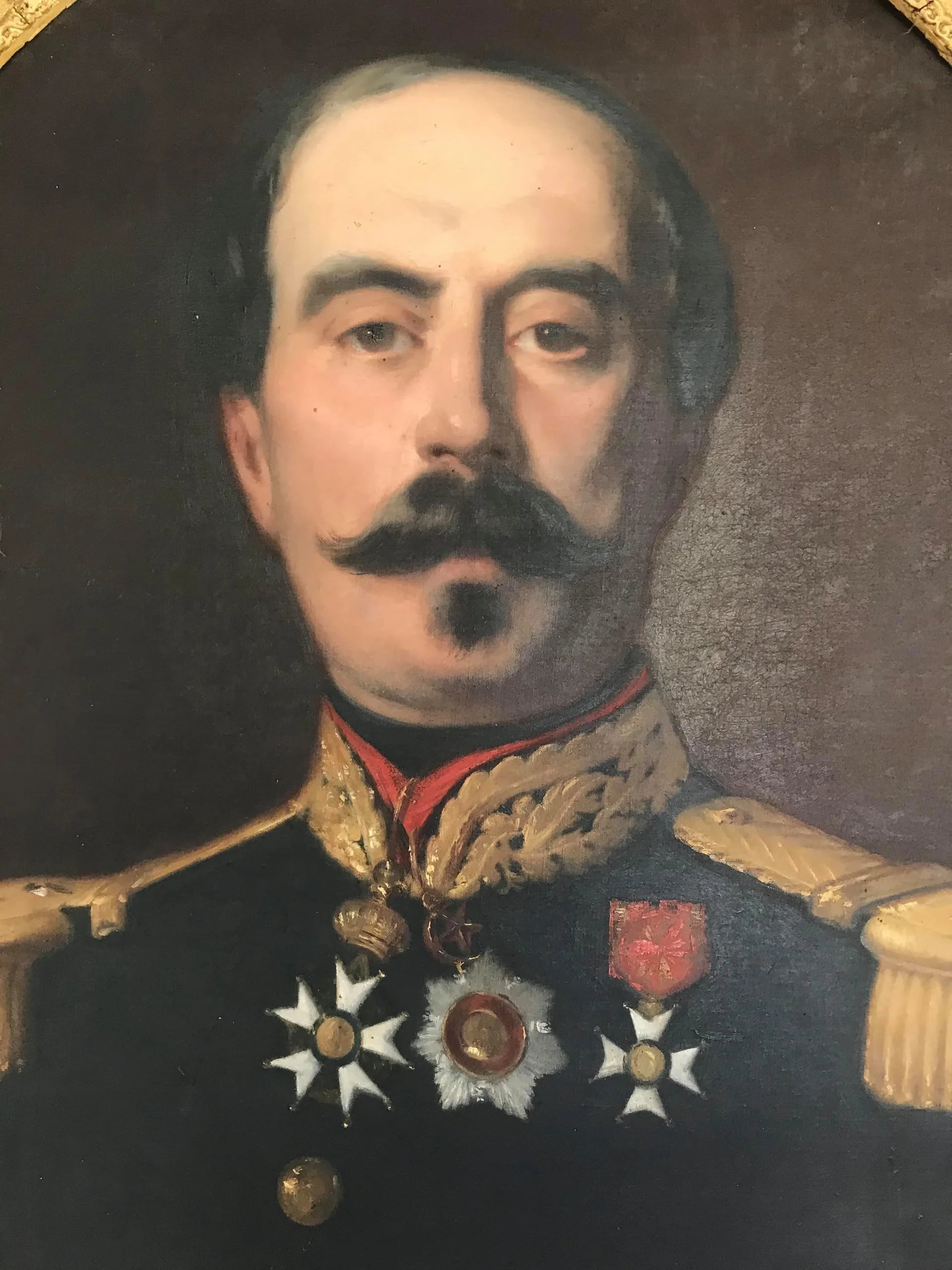 Porträt von Pierre Joseph Séverin Bousquet (1798–1892) – Gedenkseite