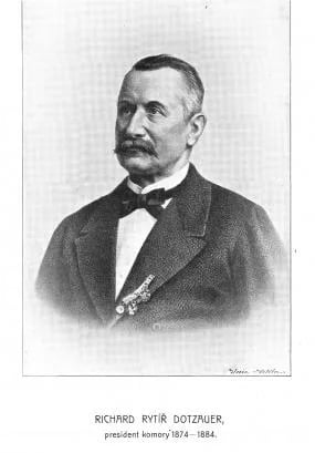 Porträt von Richard Dotzauer (1816–1887) – Gedenkseite