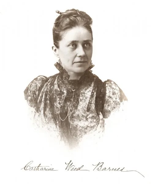 Portrait of Catharine Weed Barnes (1851–1913) – memorial page