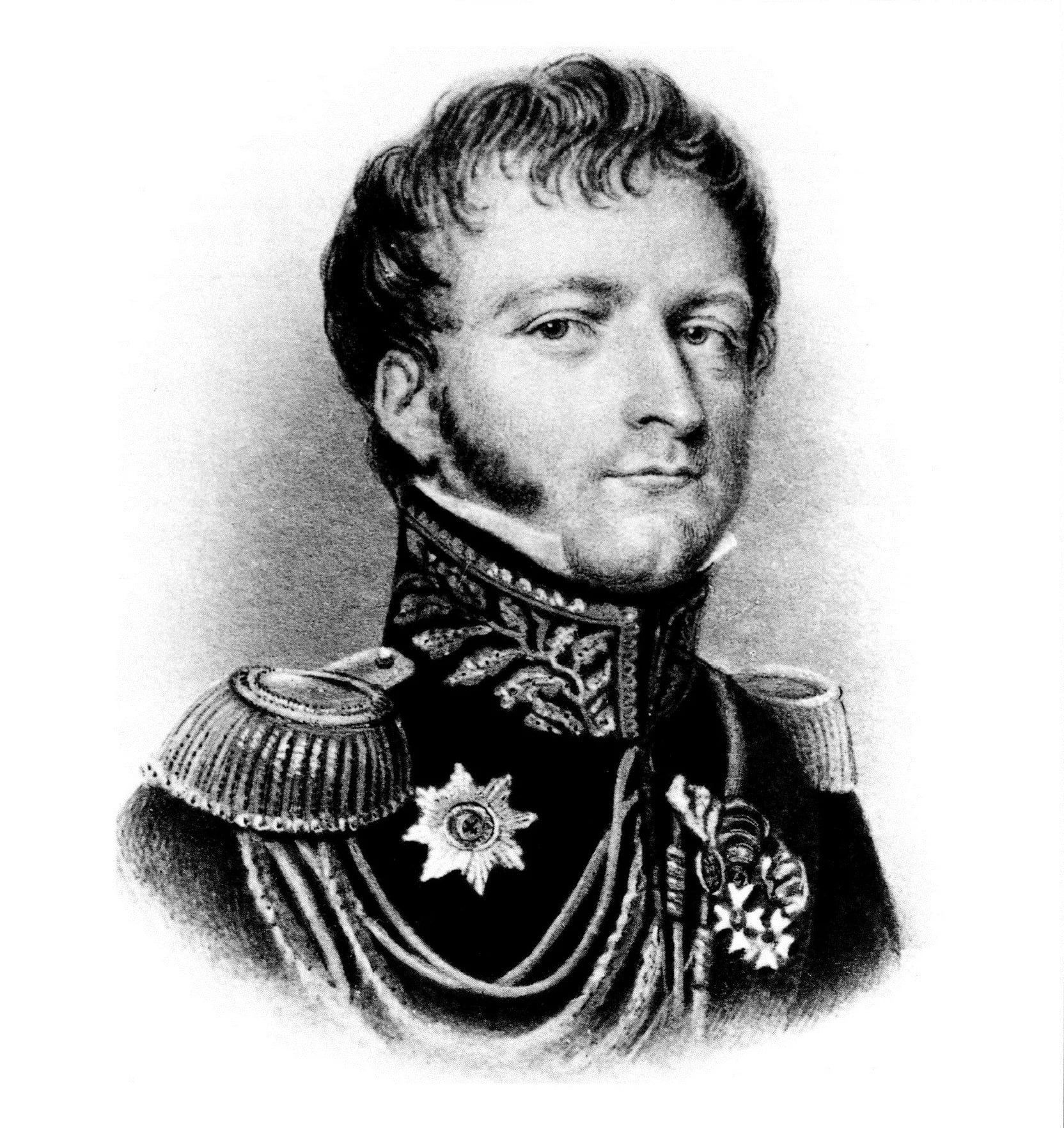 Porträt von August von Kruse (1779–1848) – Gedenkseite