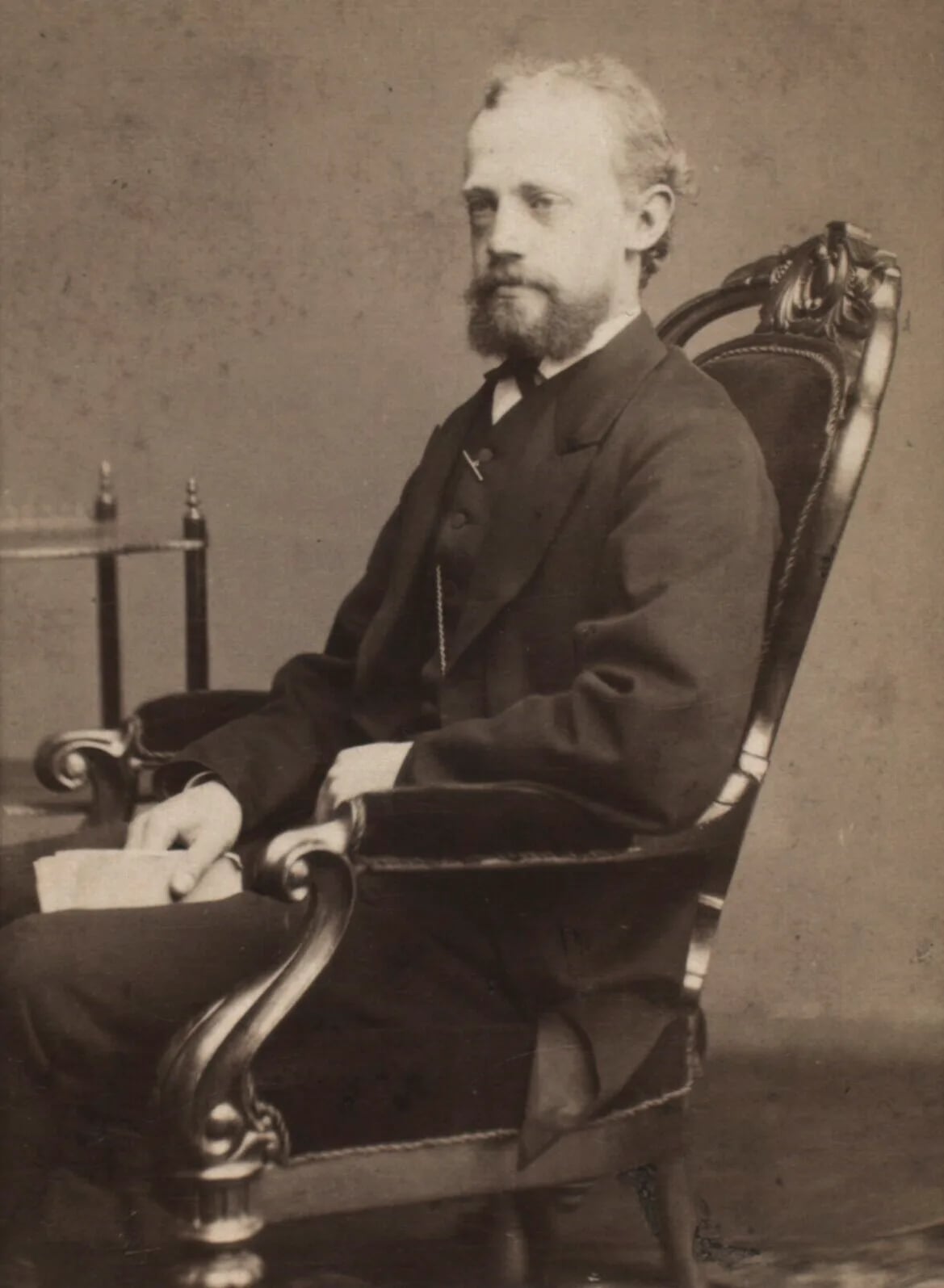 Porträt von Theodor Høffding (1845–1925) – Gedenkseite