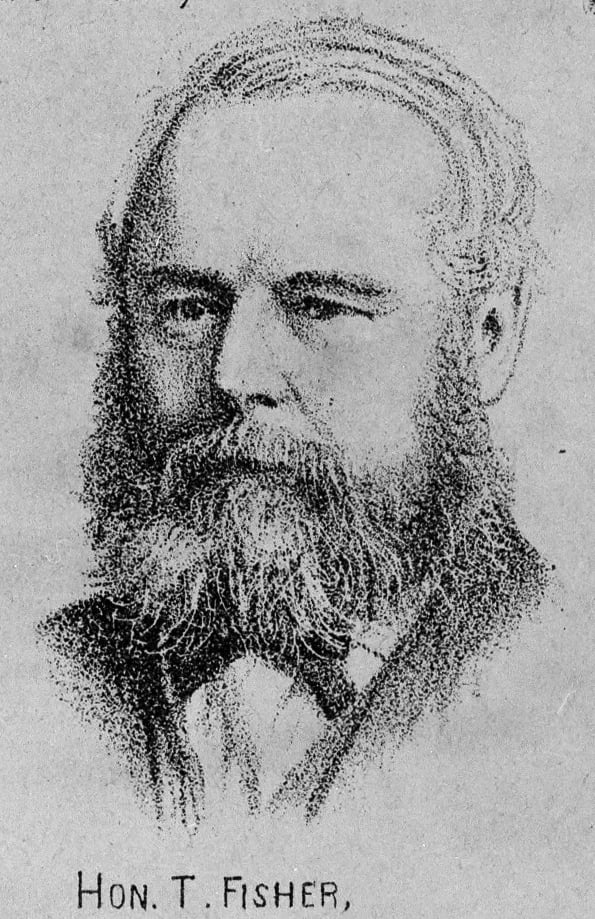 Portrait of James Temple Fisher (1828–1905) – memorial page