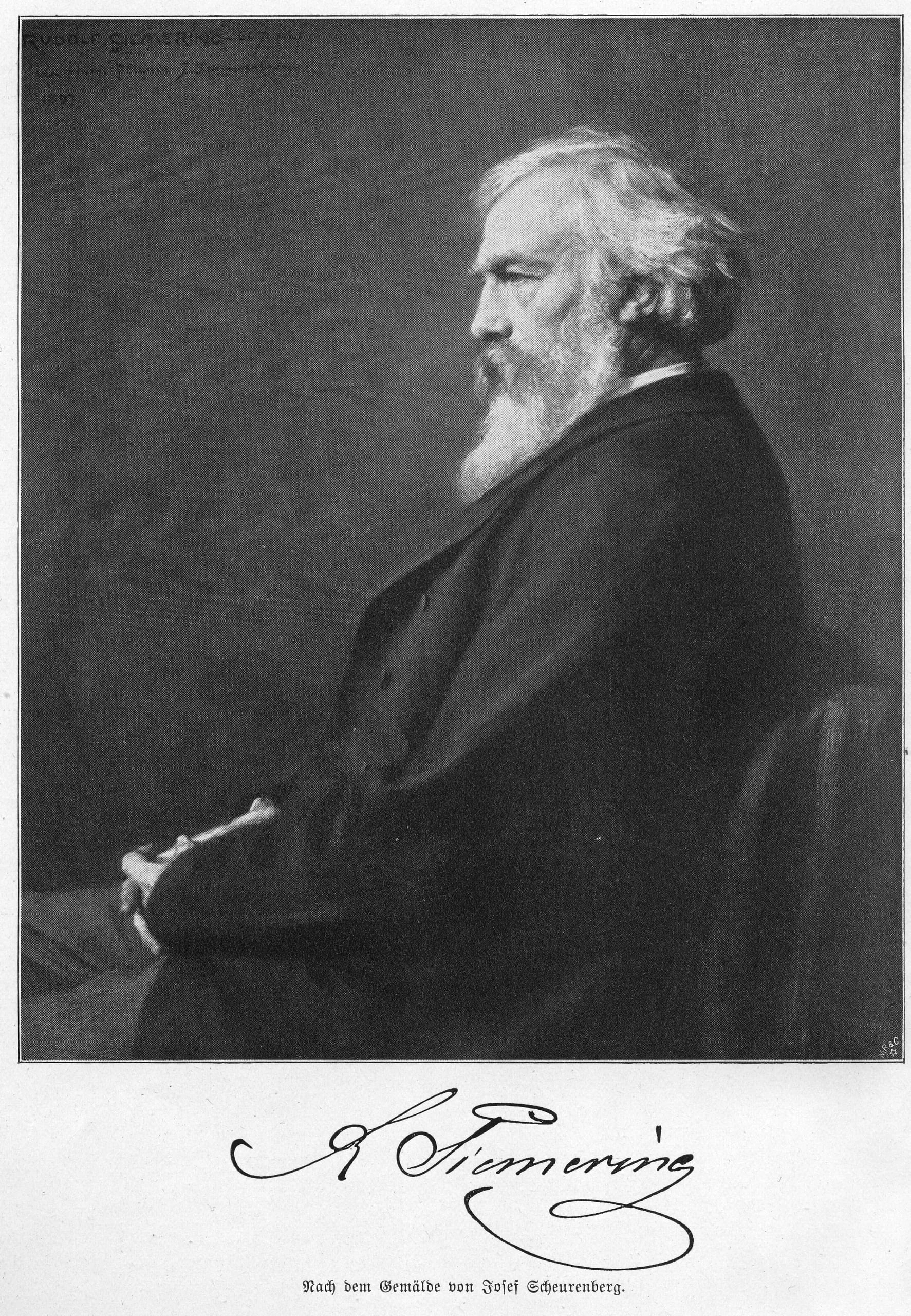 Portrait of Rudolf Siemering (1835–1905) – memorial page