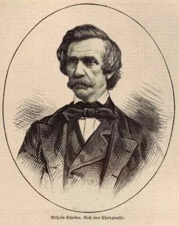 Porträt von Wilhelm Schröder (1808–1878) – Gedenkseite
