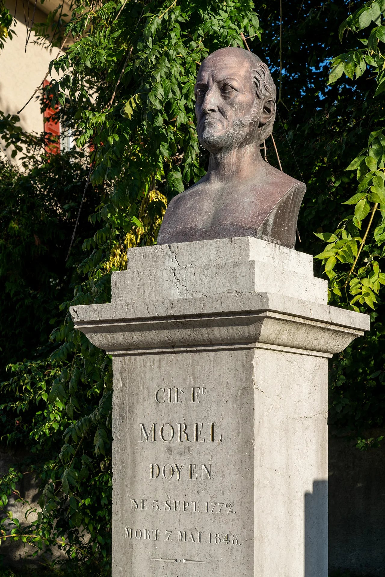 Porträt von Charles-Ferdinand Morel (1772–1848) – Gedenkseite