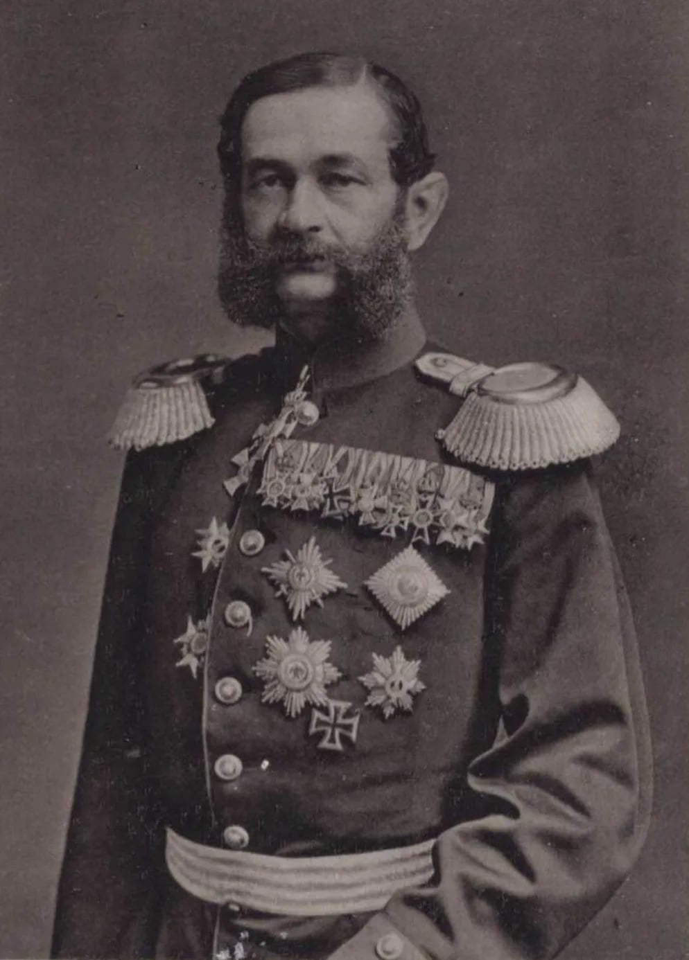 Porträt von Alban von Montbé (1821–1911) – Gedenkseite