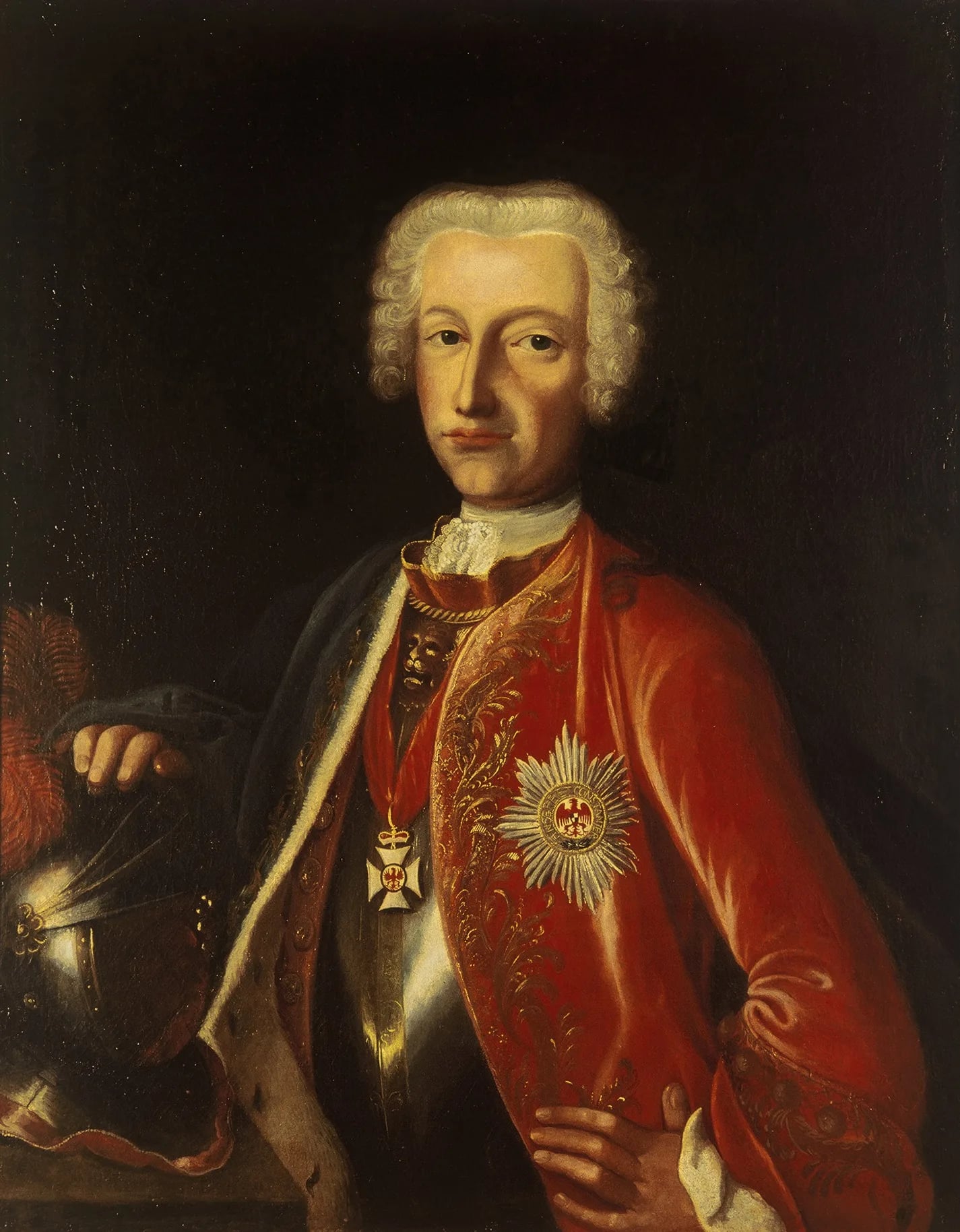 Porträt von Albert Ludwig Friedrich von Hohenlohe-Weikersheim (1716–1744) – Gedenkseite