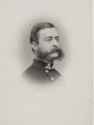 Porträt von Graf Wolfgang Kinsky von Wchinitz und Tettau (1836–1885) – Gedenkseite