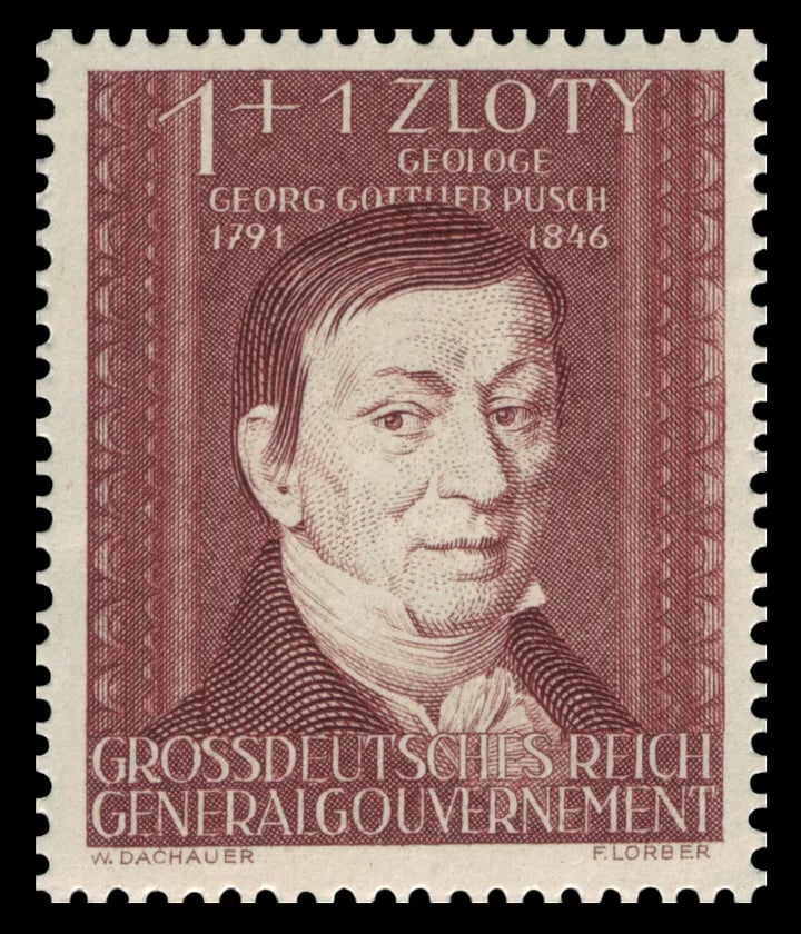 Porträt von Georg Gottlieb Pusch (1790–1846) – Gedenkseite
