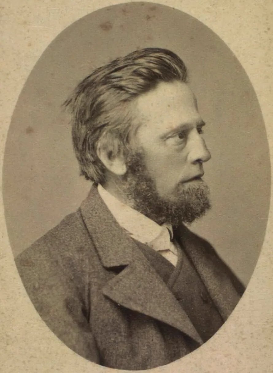 Portrait of Rasmus Lund (1827–1889) – memorial page