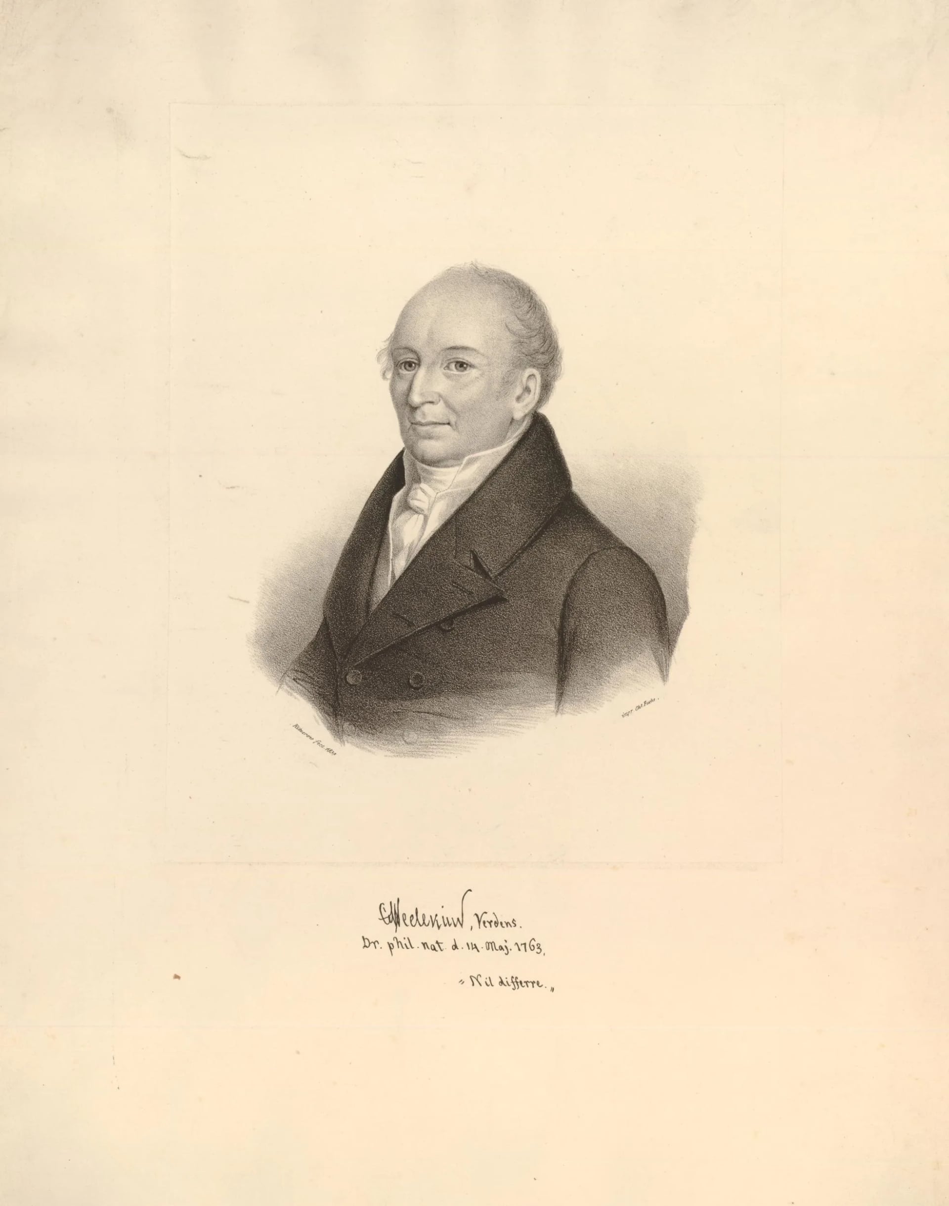 Porträt von Anton Christian Wedekind (1763–1845) – Gedenkseite