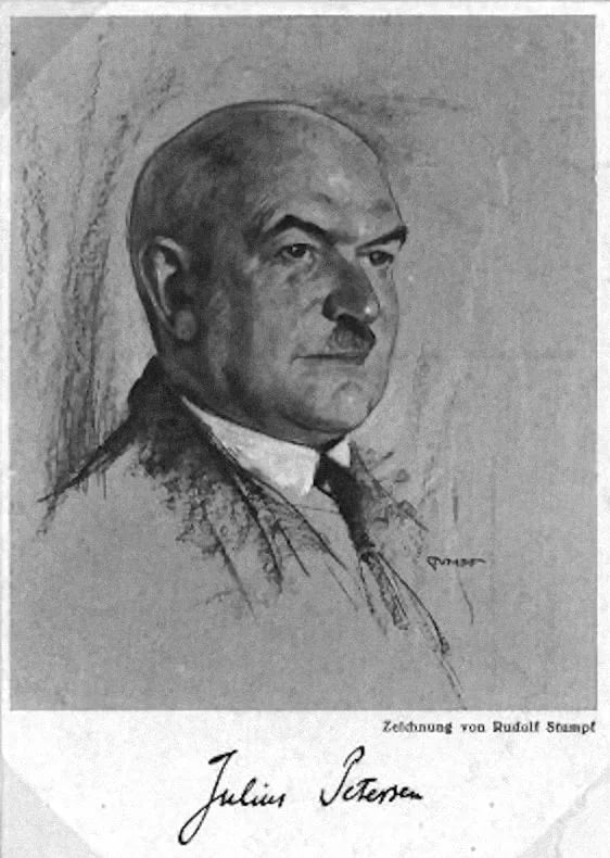 Portrait of Julius Petersen (1878–1941) – memorial page