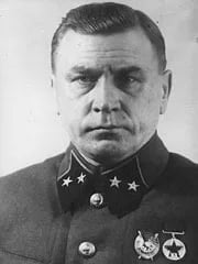 Porträt von Iwan Wassiljewitsch Galanin (1899–1958) – Gedenkseite