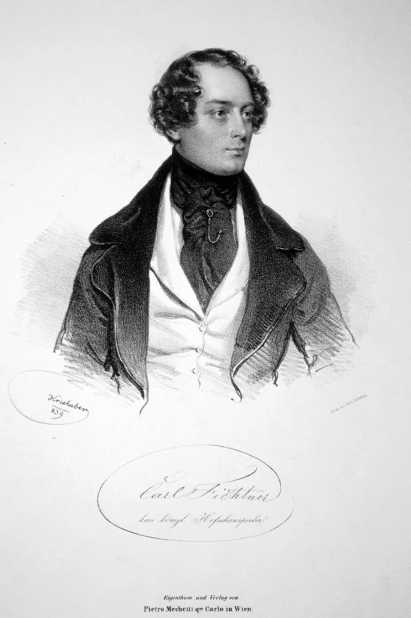 Portrait of Karl Fichtner (1805–1873) – memorial page