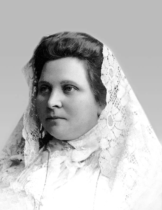 Porträt von Marija-Iwanna Hruschewska (1868–1948) – Gedenkseite