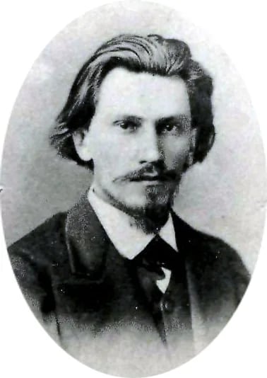 Porträt von Alexander Pawlowitsch Eltekow (1846–1894) – Gedenkseite