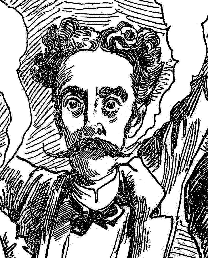 Porträt von Théophile Bergès (1851–1906) – Gedenkseite