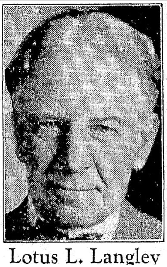 Portrait of Lotus Langley (1875–1955) – memorial page
