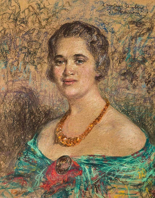 Portrait of Génia Reinberg (1884–1968) – memorial page