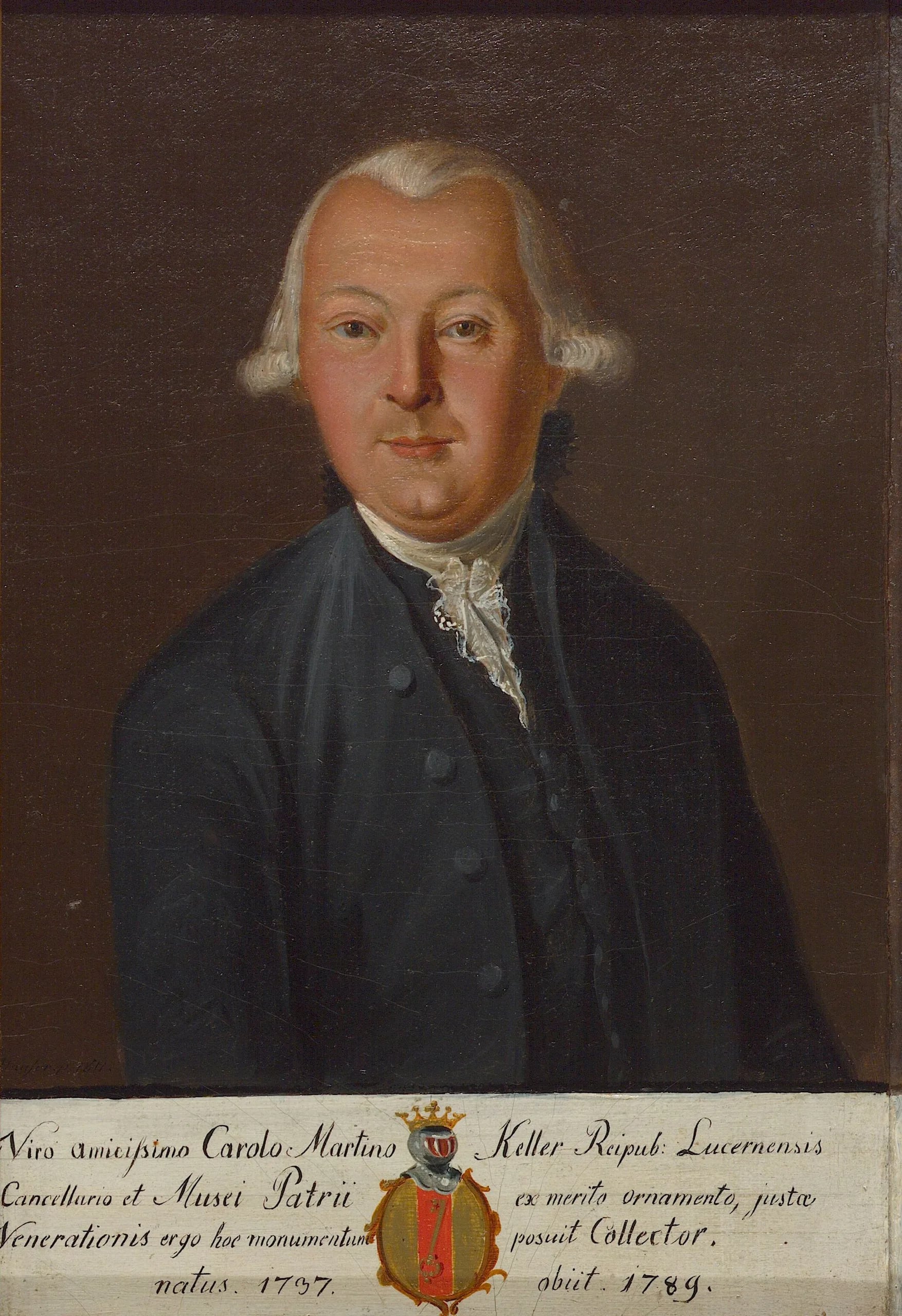Portrait of Karl Martin Keller (1737–1789) – memorial page