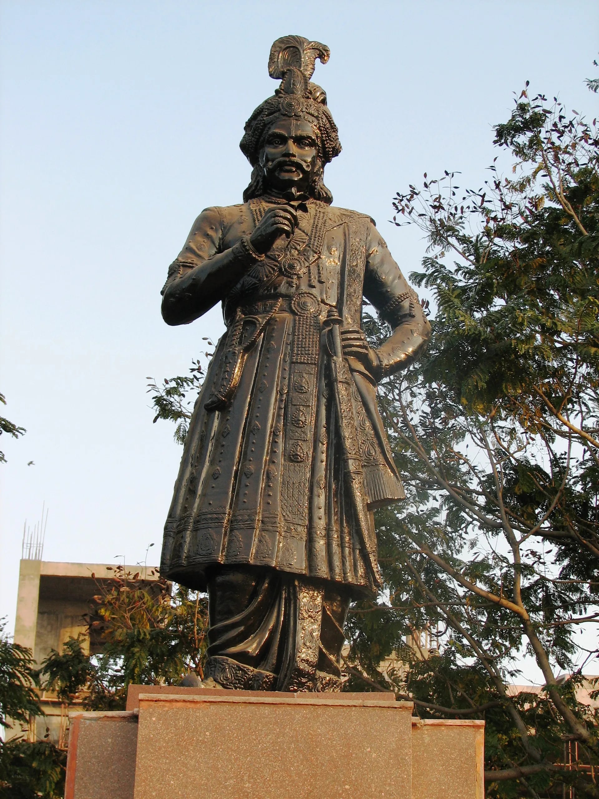 Porträt von Krishnadevaraya (1471–1529) – Gedenkseite