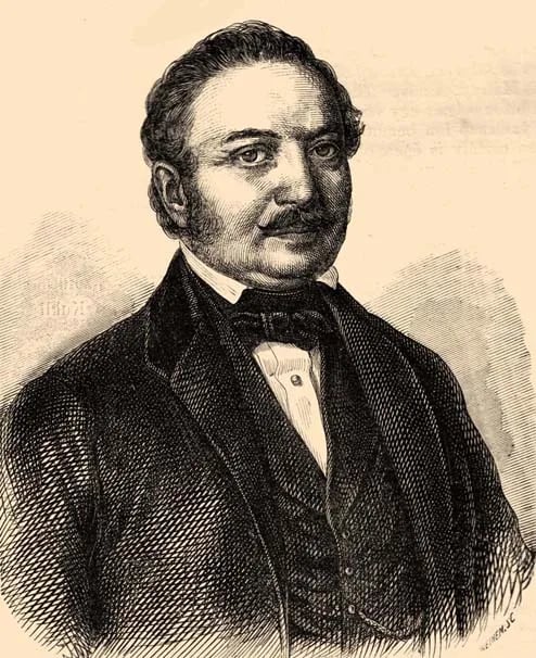 Porträt von Gábor Mátray (1797–1875) – Gedenkseite