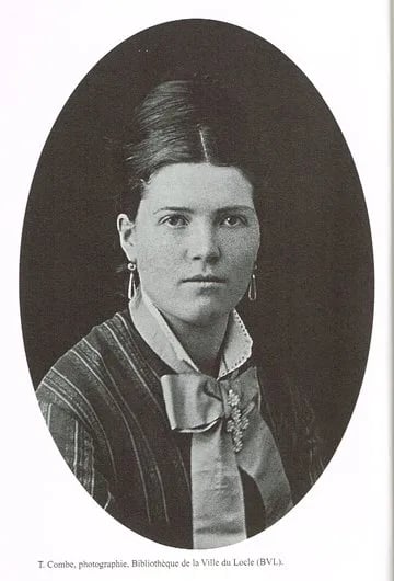 Porträt von Adèle Huguenin (1856–1933) – Gedenkseite